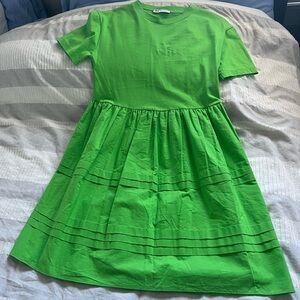 NWOT Zara cotton poplin dress Sz Small